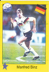 Manfred Binz Germany samolepka Semic EM 92 #176